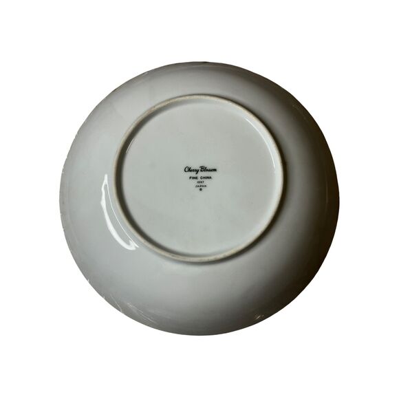 Cherry Blossom Fine China Vegetable Bowl 1067 Japan Vintage 1970s w/ Box - Picture 3 of 5